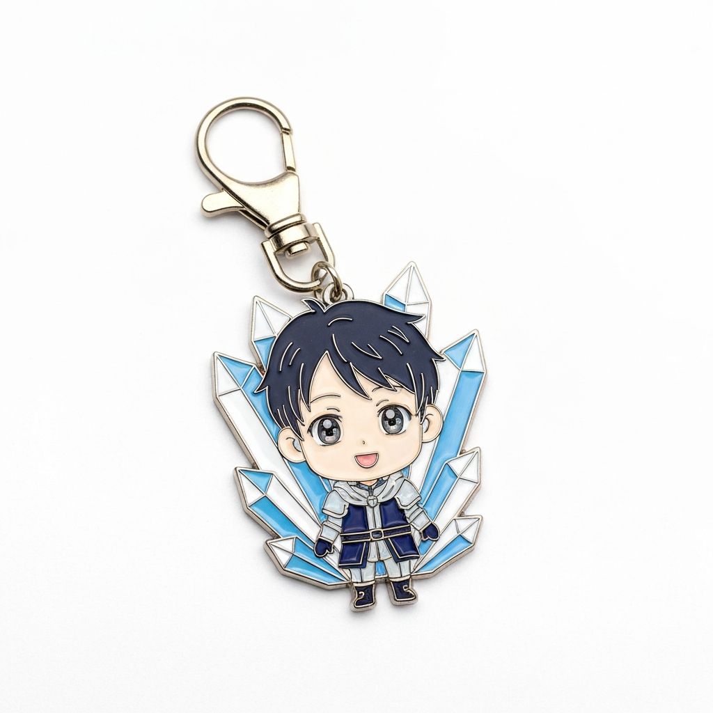 Ice Crystal Keychain